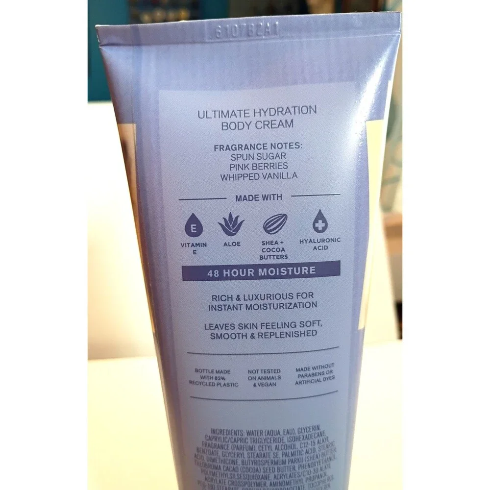Bath & Body Works COTTON CANDY CLOUDS 8oz Body Cream ULTIMATE HYDRATION NEW